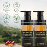 Dr. Healdy Batana Oil Shampoo and Conditioner Set - for Hair Growth,Thickening & Hydration,Sulfate Free - Fights Hair Loss & Clarifies Scalp - for Men & Women (6.8 Fl Oz×2)