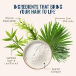 Hair La Vie Live Conscious Revitalizing Blend Hair Growth Vitamins for Women to Support Health of Hair - Supplements w/Biotin, Collagen & Saw Palmetto for Thick, Full Hair - 60 Caps