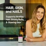 NatureWise Hair Skin and Nails Vitamin, Biotin 5000mcg w/Hyaluronic Acid, Collagen for Women with C, B Complex, D3, A, E, Iron - Non-GMO, Gluten Free - 150 Softgels[50-Day Supply]