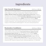 Hair Growth Shampoo and Conditioner Set - Rosemary & Biotin Shampoo and Conditioner for Hair Thickening - Botanical Boost for a Healthy Scalp, Hair Growth and Strengthen