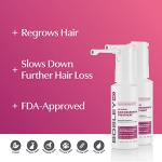 BosleyMD Minoxidil Woman Spray, Thinning Treatment/Hairspray for Hair Loss and Hair Regrowth, Topical Solution, No Mess Sprayer, 2-month Supply