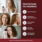 Onion & Biotin Hair Growth Shampoo: Infused With Natural Rosemary Tea Tree Anti Hair Loss Shampoo - Scalp Smooths Thickening Formula Support Hair Regrowth For Women Men 12.5Fl Oz