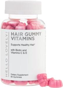 Hello Lovely! Biotin Hair Vitamins Gummies - 60 Count