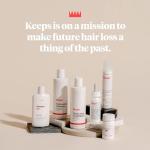 Keeps Extra Strength Minoxidil for Men - 5% Minoxidil Foam Hair Loss & Regrowth Treatment for Thinning & Bald Spots - Clinically Proven Hair Growth Products - Unscented Topical Aerosol Foam