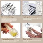 Scalp Applicator Comb,Minoxidil Applicator tool,Hair Oil Essential Serum Liquid Massager for Hair Growth, Follicle Care Treat hair Loss Thinning (Transparent)