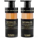 Dr. Healdy Batana Oil Shampoo and Conditioner Set - for Hair Growth,Thickening & Hydration,Sulfate Free - Fights Hair Loss & Clarifies Scalp - for Men & Women (6.8 Fl Oz×2)