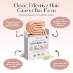 Kitsch Rice Water Shampoo Bar for Hair Growth – Strengthening Hair Shampoo for Men and Women – Reduce Breakage, Boosts Shine – Paraben, Silicone & Sulfate-Free, Vegan Hair Care - 3.2 oz