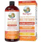 MaryRuth Organics Liquid Multivitamin+Hair Growth | Clinically Tested for Thicker Hair & Facial Wrinkles in Women | Biotin 10000mcg | Lustriva Hair Growth Supplement | Skin Care | Age 18+ | 30 Fl Oz