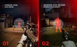 HipShotDot D-Series Pro Pack - Reusable Transparent Aim Sight Assist TV Decals - Gaming Television or Monitor Decal for FPS Video Games Compatible with PC, Xbox & PlayStation (1.0 Red)