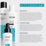 Nioxin Scalp + Hair Thickening System 3 | For Colored or Damaged Hair with Light Thinning | With Niacinamide and Biotin | Trial Size | 1 Month Supply