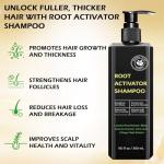 Root Activator Shampoo for Men-Hair Growth Shampoo for Hair Loss and Thinning Hair - Hair Loss for Women Men | Thickening & Nourishing For All Hair- 10.1 fl oz / 300 mL