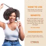 ETNIKER Hair Tonic for Afro, Curly & Wavy Hair | Strengthens & Reduces Breakage | with Coconut, Flaxseed & Shea Butter | Alcohol-Free, Paraben-Free | Nourishing Scalp Treatment | 4 fl oz by L’MAR