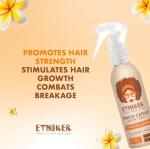 ETNIKER Hair Tonic for Afro, Curly & Wavy Hair | Strengthens & Reduces Breakage | with Coconut, Flaxseed & Shea Butter | Alcohol-Free, Paraben-Free | Nourishing Scalp Treatment | 4 fl oz by L’MAR