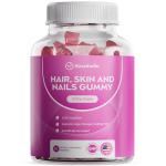 Rosabella Hair Growth Gummies for Women & Men – Vegan Hair Gummies with 5000mcg Biotin – Hair Vitamins for Strong, Healthy-Looking Hair – Gummy Biotin Supplement – 60 Count