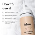 hims hair regrowth treatment minoxidil 5% topical solution foam - 2.11 oz