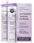 Keranique Women's 5% Topical Minoxidil Foam – Hair Regrowth Scalp Treatment with Powerful NutriGrow blend - Supports Thicker, Fuller, Healthier Hair & Scalp - 4 Month Supply