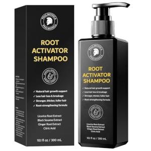 Root Activator Shampoo for Men - Hair Growth Shampoo for Hair Loss and Thinning Hair - Hair Loss RegrowthTreatments for Women Men (10.1 Fl Oz (Pack of 1))