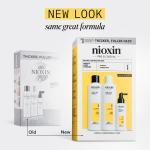 Nioxin Scalp + Hair Thickening System 1 | For Natural or Untreated Hair with Light Thinning | With Niacinamide and Biotin | Trial Size | 1 Month Supply