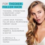 Nioxin System 3 Scalp + Hair Conditioner | For Colored or Damaged Hair with Light Thinning | With Niacinamide and Biotin | 10.1 Fl oz.