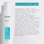 Nioxin System 3 Scalp + Hair Conditioner | For Colored or Damaged Hair with Light Thinning | With Niacinamide and Biotin | 10.1 Fl oz.