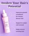 Keranique Overnight Hair Serum - Improves Growth Conditions for Thinning Hair - Hydrates Frizzy and Damaged Hair - Keratin Enriched for Women - 2 oz