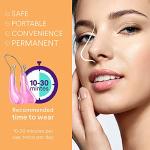 AMIJEAL Nose Shaper Clip - Up Lifting Clip, Pain-Free Soft Silicone Nose Slimming Device, Bridge Straightener Corrector Beauty Tool