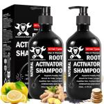 Root Activator Shampoo for Men: Hair Growth Shampoo for Hair Loss and Thinning Hair, For Anti-Hair Loss, Natural Regrowth Formula for Men and Women (2Pcs, 6.7 fl oz*2)
