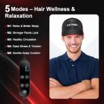 CAYAMA Red Light Therapy Cap for Hair – 510 LEDs Laser Hair Cap for Fuller, Healthier-Looking Hair, Light-Based Care Device for Men & Women