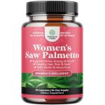 Extra Strength Saw Palmetto for Women 500mg - DHT Blocker for Women 30-Day Supply - Hair Vitamins for Hair Loss Supplement - Pure Saw Palmetto Extract Capsules with Maca Root & Biotin - 90 Capsules