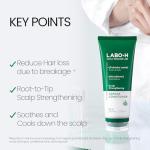 LABO-H Scalp Strengthening Capsule Conditioner for Hair Growth & Anti-Loss | Vegan Treatment with Vitamin C, Biotin, Caffeine and Rosemary Oil, Instant Softening & Nourishing, Korean, 7.43 Fl. oz.