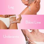 OLOV slim Facial Hair Removal for Women, Painless Eyebrow Trimmer with Pivoting Head, Electric Battery Operated Body Hair Remover with 2 Replaceable Blade for Face Neck Chin Bikini, Pink