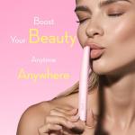 OLOV slim Facial Hair Removal for Women, Painless Eyebrow Trimmer with Pivoting Head, Electric Battery Operated Body Hair Remover with 2 Replaceable Blade for Face Neck Chin Bikini, Pink