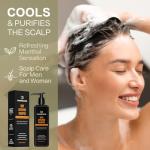 Root Activator Shampoo for Men and Women – Rosemary & Boiton Hair Growth Shampoo for Thinning Hair, Hair Loss & Scalp Health – Natural Herbal Formula with Cooling Sensation – Sulfate-Free – 10.1 fl oz