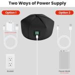 Elfeye Red Light Therapy Cap for Hair Growth - Hair Regrowth Treatment Device for Men & Women, 660&850nm Red Light Therapy Hat, Rechargeable Laser Cap for Thinning Hair, Hair Loss & Scalp Health