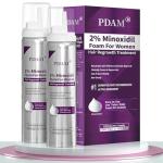 2% Minoxidil for Women Foam Hair Growth - Minoxidil Hair Regrowth Treatment for Women, Topical Solution Hair Loss Treatments, Thicker and Fuller Hair, 2 x 2.11 oz for 2 Months Use