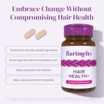 Barimelts Hair Health+ for GLP-1 Users and Bariatric Patients - Hair Growth Supplement Helps Reduce Visible Hair Thinning - 30 Smooth-Coated Caplets (1-Month Supply)​