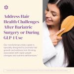 Barimelts Hair Health+ for GLP-1 Users and Bariatric Patients - Hair Growth Supplement Helps Reduce Visible Hair Thinning - 30 Smooth-Coated Caplets (1-Month Supply)​