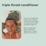 hers Triple Threat Shampoo and Conditioner Set for Women - Thickening, Moisturizing, Reduces Shedding - Color Safe Hair Loss Shampoo and Conditioner - Napa Rose - 2 x 6.4 fl oz