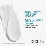 Redken Extreme Length Conditioner | Infused With Biotin and Castor Oil | For Hair Growth | Fortifies, Strengthens & Conditions Hair