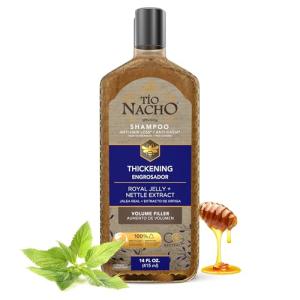 Tio Nacho Anti Hair Loss Thickening Volume Filler Shampoo with Royal Jelly & Rosemary, Volumizing & Body-Boosting Hair Care, 14 Fluid Ounces