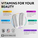 Biotin 10,000 mcg Supplement for Hair Growth with Collagen & Keratin for Hair Loss & Thinning Hair - Hair Skin and Nails Vitamins for Women & Men - Healthy Regrowth, Skin Glow & Nail Repair - 60 Pills