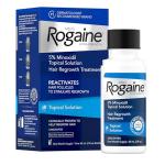 Men's Rogaine Extra Strength 5% Minoxidil Topical Solution for Hair Loss & Regrowth, Topical Treatment for Men, Unscented Minoxidil Follicle Booster Liquid, 1-Month Supply, 2 fl. oz