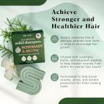 Kitsch Rosemary & Biotin Shampoo Bar - For Hair Growth, Strengthening, Thickening & Volumizing Shampoo for Women and Men - Free of Parabens, Sulfates & Silicones - Made in USA - 3.2 oz