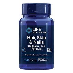 Life Extension Hair, Skin, & Nails- Collagen Plus, 120 Count