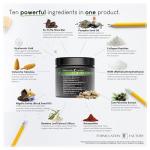 Crown of Glory 10 in 1 Hair Growth Maximizer, DHT Blocker Supplement, Saw Palmetto, Fo-Ti, Collagen, Pumpkin Seed Oil & More, Supports Thicker, Stronger Hair & Scalp Health (120 Capsules - 2 Months)