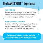 Legendairy Milk Mane Event™ - Hair Skin and Nails Vitamins with Collagen Peptides, Biotin & Lustriva® - Hair Vitamins for Women - Supplement Promotes Hair Growth for Thicker & Fuller Hair