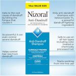 Nizoral Anti-Dandruff Shampoo with 1% Ketoconazole, Fresh Scent, 14 Fl Oz
