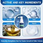 Minoxidil for Men Hair Growth Spray - 5% Topical Hair Regrowth Treatment for Thinning Hair and Beard Growth, Extra Strength Hair Loss Solution, 1-Month Supply, 2 Fl Oz (Pack of 1)