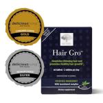 NEW NORDIC Hair GRO, Hair Growth Supplement, Biotin & Palm Fruit Extract Tocotrienols for Natural Regrowth, 60 Count (Pack of 1)