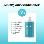 Volumizing Biotin Conditioner for Thinning Hair - Volumizing Conditioner for Fine Thin & Weak Hair - Sulfate Paraben & Silicone Free with Nourishing Plant Proteins & B Vitamins - Color Safe (16 Fl Oz)